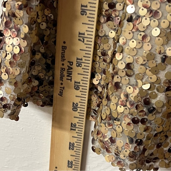 Vintage Delias Y2K Gold Sequin Tank Top Small Fairy Club Wear party - Picture 5 of 5